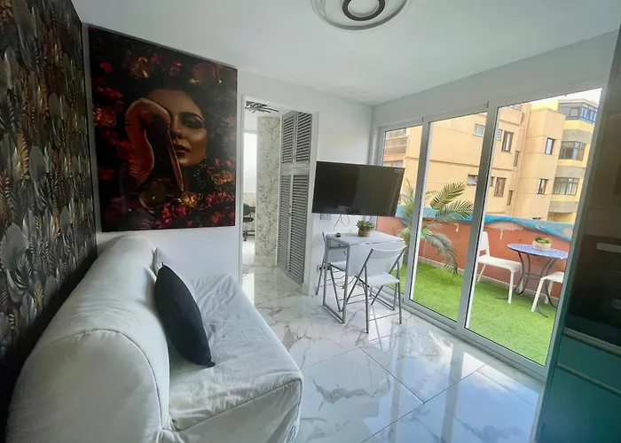 Apartment New Attic With Terrace And Air Conditioning At Canteras Parking Optional *