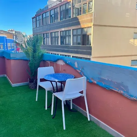 Lejlighed New Attic With Terrace And Air Conditioning At Canteras Parking Optional Las Palmas de Gran Canaria