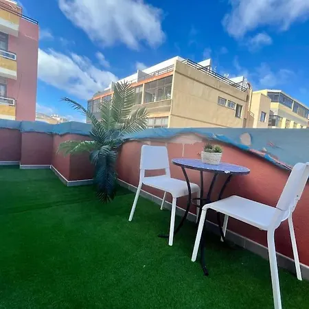 Apartman New Attic With Terrace And Air Conditioning At Canteras Parking Optional Las Palmas de Gran Canaria