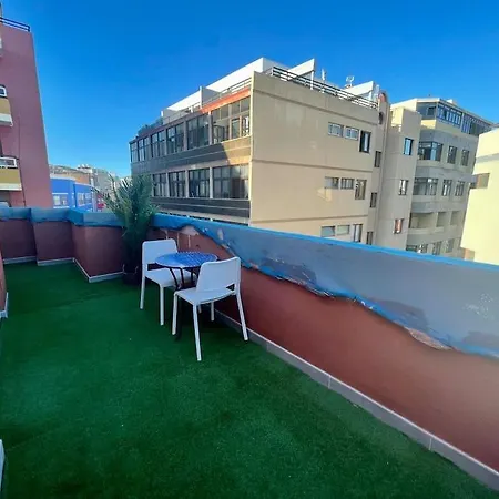Lejlighed New Attic With Terrace And Air Conditioning At Canteras Parking Optional