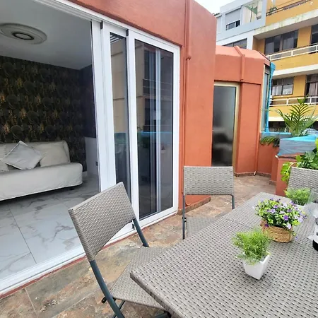 Apartman New Attic With Terrace And Air Conditioning At Canteras Parking Optional Las Palmas de Gran Canaria