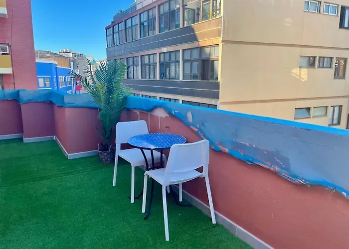 아파트 New Attic With Terrace And Air Conditioning At Canteras Parking Optional 라스팔마스