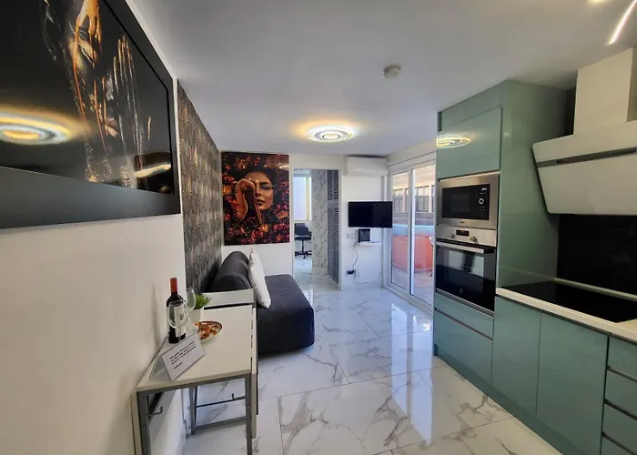 New Attic With Terrace And Air Conditioning At Canteras Parking Optional